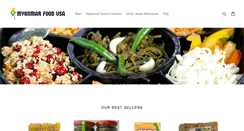 Desktop Screenshot of myanmarfoodusa.com